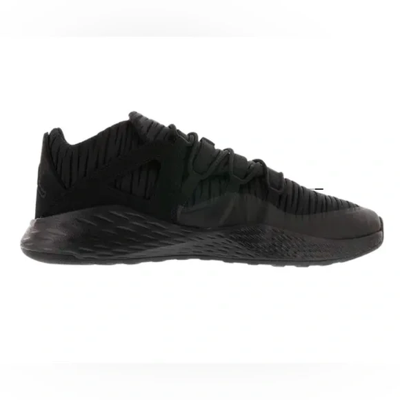 EUC [Jordan] Formula 23 Low All Black Mesh Fabric Athletic Sneakers Men’s Sz 11